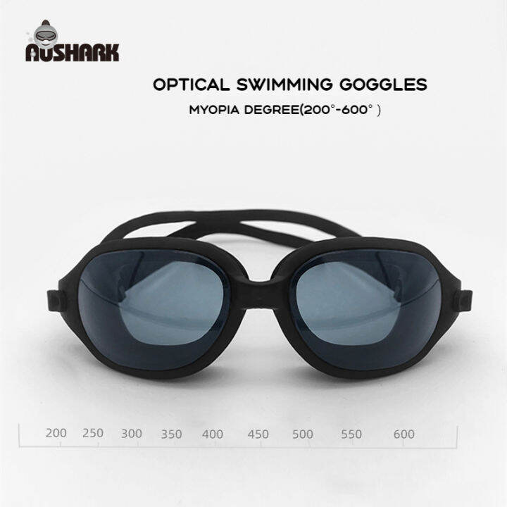 AUS Optical Myopia Prescription Swim Goggles Swimming Gogles For Adult
