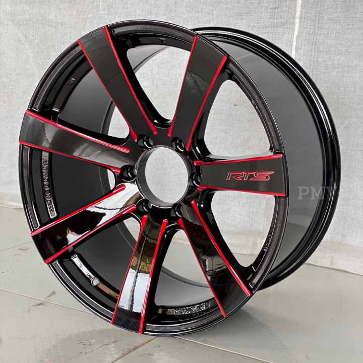 ล้อแม็กขอบ-20x9-5-6x139-7-et-25-ยี่ห้อ-rts-gbmw-rc-สีดำขลิบแดง-ราคาต่อ1วง-ขายยกชุด4วง-เท่านั้น-ไม่ขายแยก-งานยอดนิยม-พิเศษ-มีจำนวนจำกัด