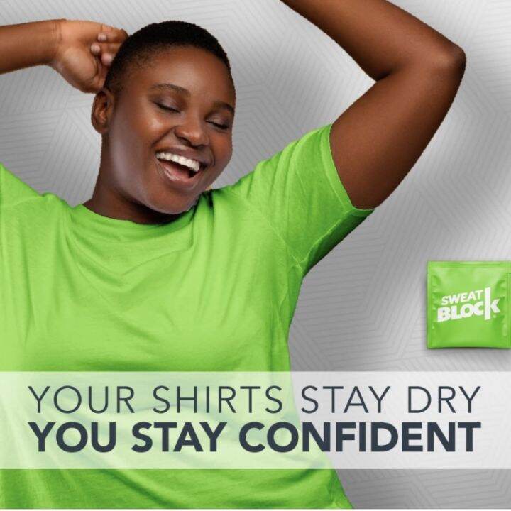 Sweatblock Clinical Strength Antiperspirant 10 Wipes for Hyperhidrosis