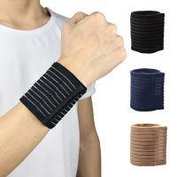 1pc 40*7.5cm Elastic Wristband Bandage Sport Gym Wrist Support Brace Wrap Tennis Weat Band Basketball Powerlifting Strap Protect Supports Braces