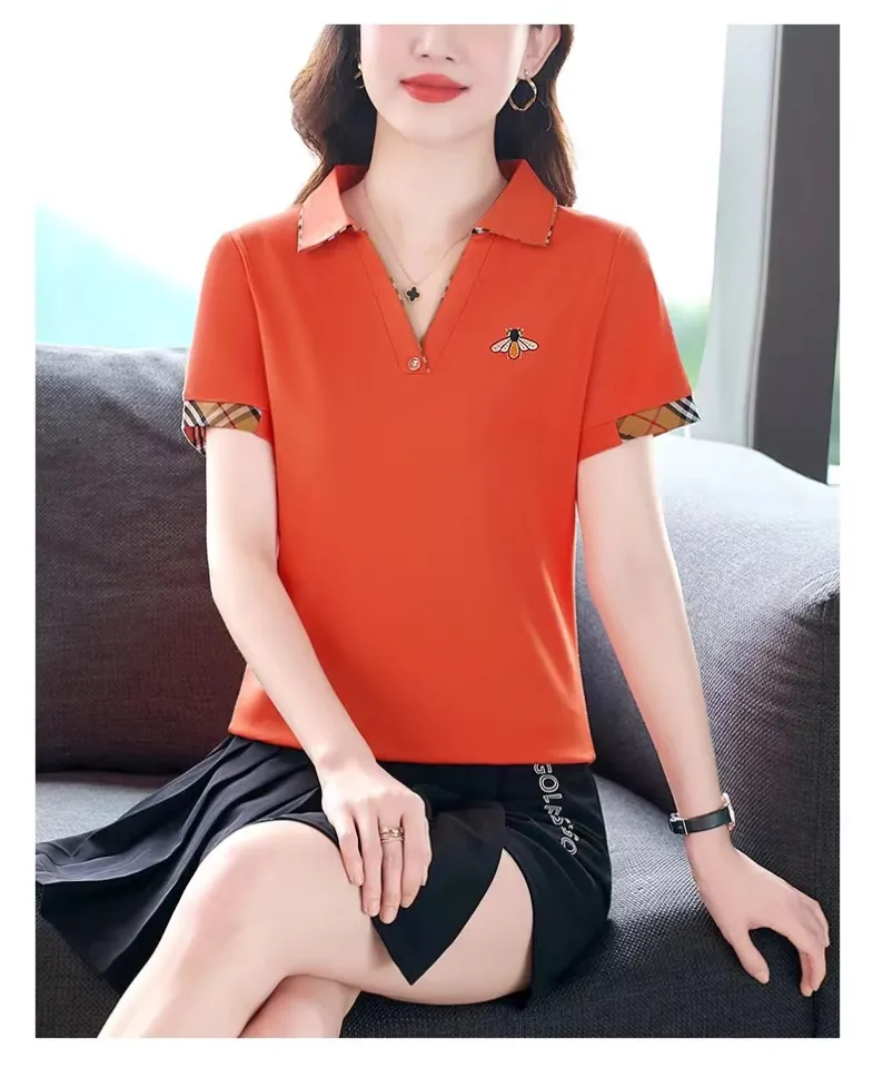 Polo Shirt with Bee Embroidery