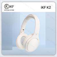 iKF K2 Bluetooth Wireless Headphone ENC Noise Reduction Power Bass Stereo Sound with Microphone Wired Headset Gaming Mode 50 hours Play Time for Online Class