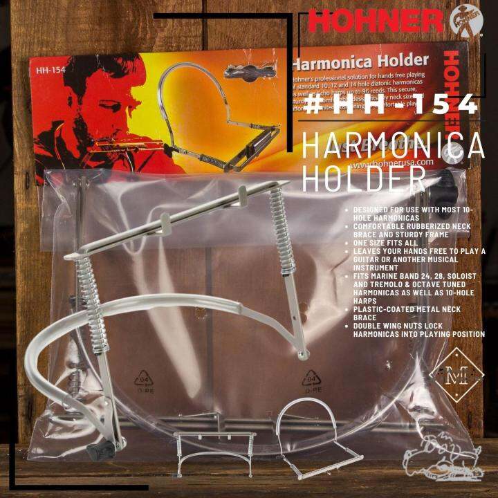 ตัวจับ Harmonica HOLDER สำหรับคล้องคออย่างดี HOHNER รุ่น HH154 Made in