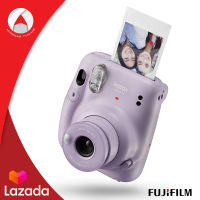 Fujifilm Instax Camera mini 11 กล้องอินสแตนท์ กล้องโพลารอยด์ Instant Camera สีม่วงอ่อน Lilac Purple (ประกันศูนย์ 1 ปี) พิมพ์รูปจากกล้องได้ ด้วยแผ่นฟิล์ม Instax