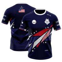 G2 Game National Team Uniform Mens T-shirts E-Sports Fans Short Sleeve O-neck Tops Fashion Trend Oversized Tee Hip Hop Clothing