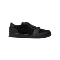 รองเท้าผ้าใบ Jordan 1 Low OG Premium Triple Black - PROSPER