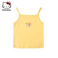 Hello Kitty childrens clothing girls cotton baby summer thin section sling underwear vest 〖WYUE〗