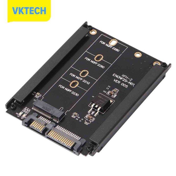 [Vktech] M.2 M2.SSD SATA Adapter NGFF To SATA3 Card 22PIN Computer PC ...