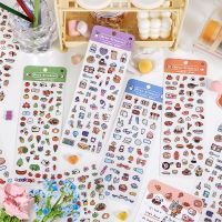 【LZ】 MOHAMM 1 Sheet Cartoon Daily Life Stickers for Diary Notebook Planning List DIY Decoration Scene Collage