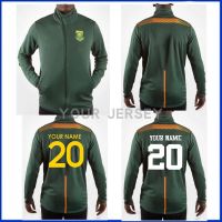 คุณภาพสูงในสต็อก 2020 SOUTH AFRICA JACKET SOUTH AFRICA football suits autumn/winter JACKET zipper long-sleeved JACKET