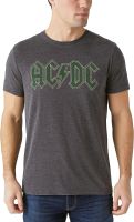 Lucky Brand Mens ACDC Clover Logo Tee