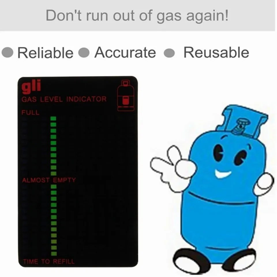 Practical Propane Butane LPG Fuel Gas Tank Level Indicator Magnetic Gauge  Bottle
