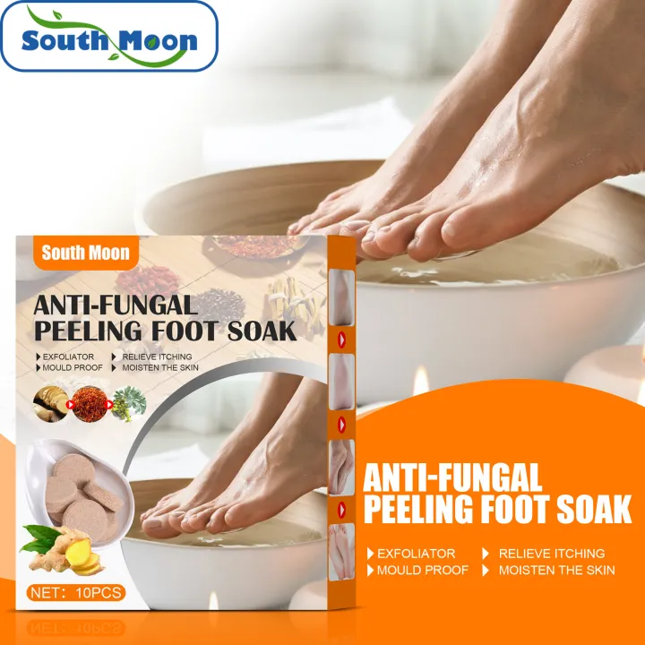 South Moon Foot Bath Bag Foot Soaking Tablets Onychomycosis Nail Repair 