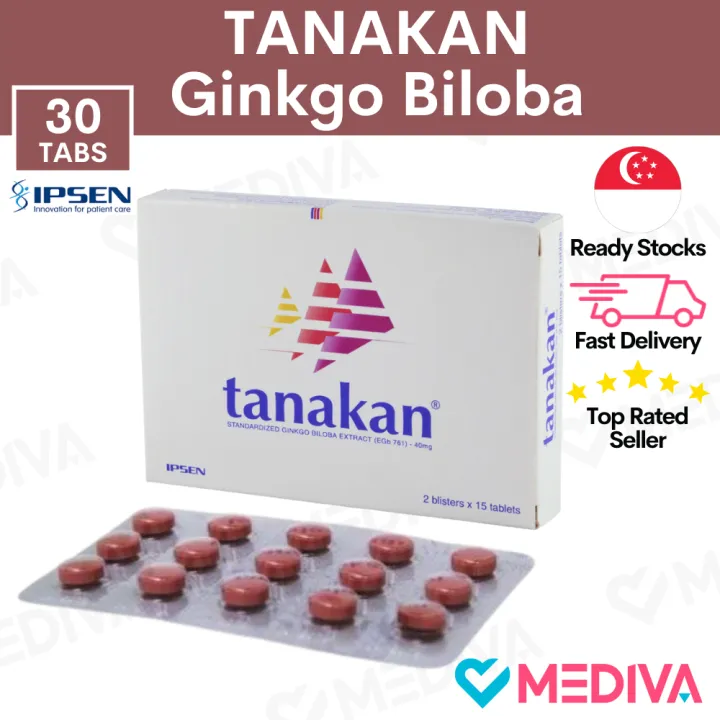 George Eliot Elke week Kwaadaardige tumor Tanakan Ginkgo Biloba Extract 40mg 30s (Expiry: 05/2024) | Lazada Singapore
