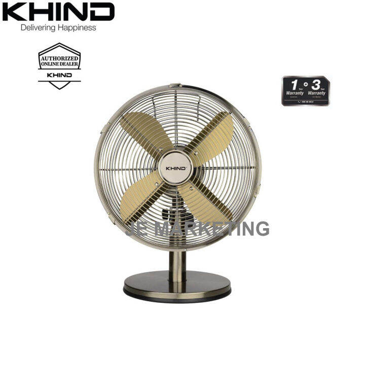 KHIND ANTIQUE TABLE FAN TF121A/ TF161A Lazada