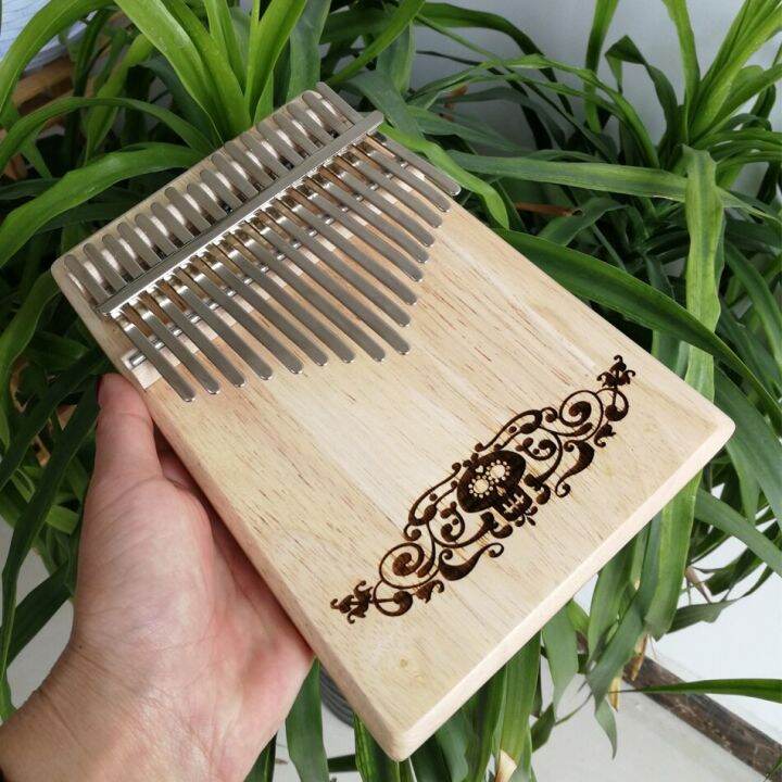 batesmusic-m2-17คีย์-kalimba-n-แป้นพิมพ์นิ้วเล่นเปียโนนิ้วหัวแม่มือกีตาร์ไฟฟ้าเด็กประเทศไทย-oak