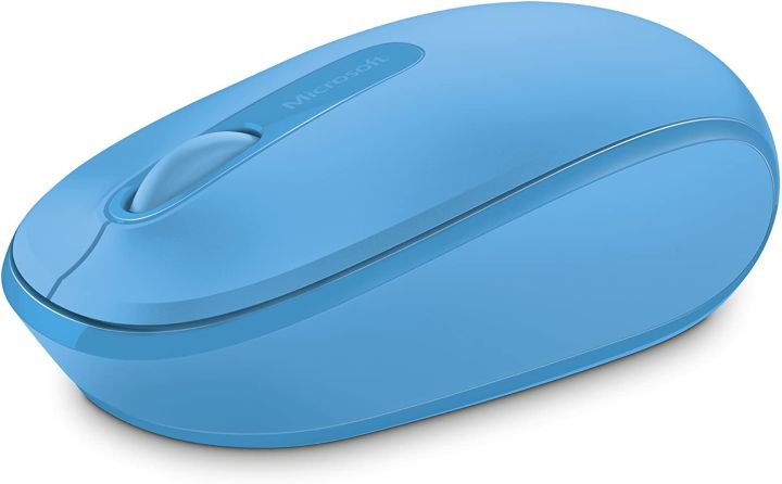 microsoft-wireless-mouse-1850-เมาส์ไร้สาย-สีฟ้า-ของแท้-ประกันศูนย์-3ปี-cyan-blue
