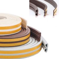 5M Type DIEP Self Adhesive Door Sealing Strips Self Adhesive Window Foam Wind Waterproof Dustproof Sound Insulation Strip Tools Decorative Door Stops