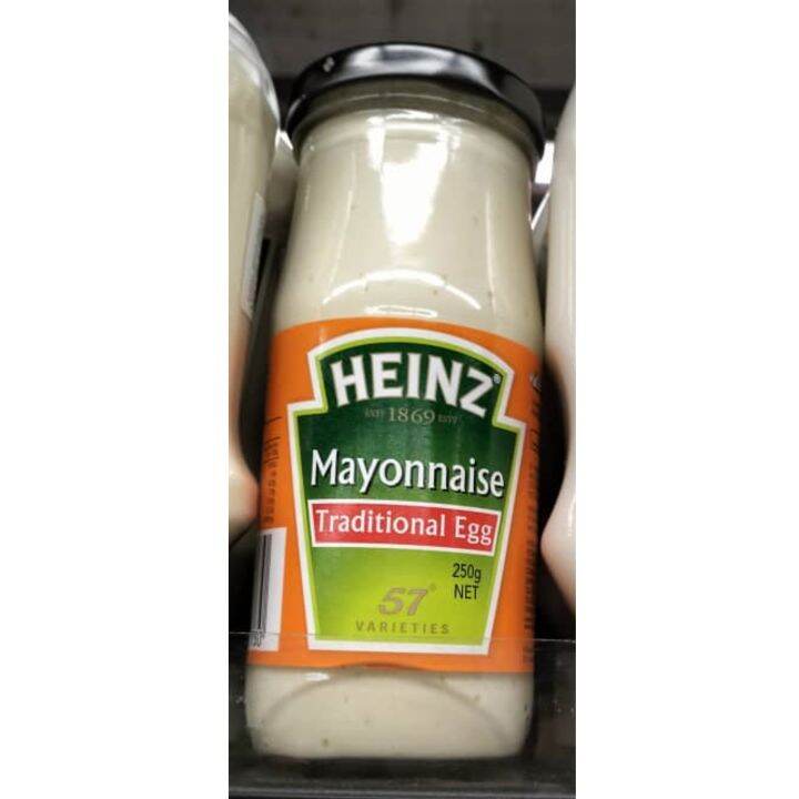 Heinz Mayonnaise Traditional Egg, 250ml Lazada