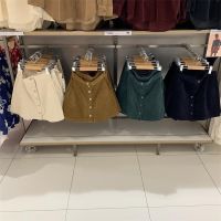 UNIQLO ผ้าลูกฟูกกระดุมแถวกระโปรงทรงเอฝรั่งเศส453042ใหม่สำหรับฤดูใบไม้ผลิและฤดูใบไม้ร่วงห้องลองเสื้อ23กระโปรงสั้น