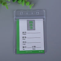 3pcslot Transparent PVC Bank Bus Credit Card Holder Cover Storage Case Id Card Holder Badge Holder Card Protector Cover Wallet