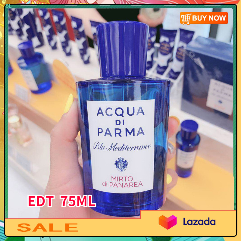 ซื้อที่ไหน น้ำหอม ของแท้ 100% Genuine นำ้หอม Acqua Di Parma Blu Mediterraneo Mirto Di Panarea Eau De Toilette Spray 75ML กลิ่นหอมอ่อน น้ำหอมผู้ชาย Men's perfume น้ำหอมผู้หญิง Women's perfume EDT