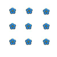 【DT】hot！ 9 Masonic Lapel Pin -  FORGET ME NOT Freemason Badges with Clutch 0.3