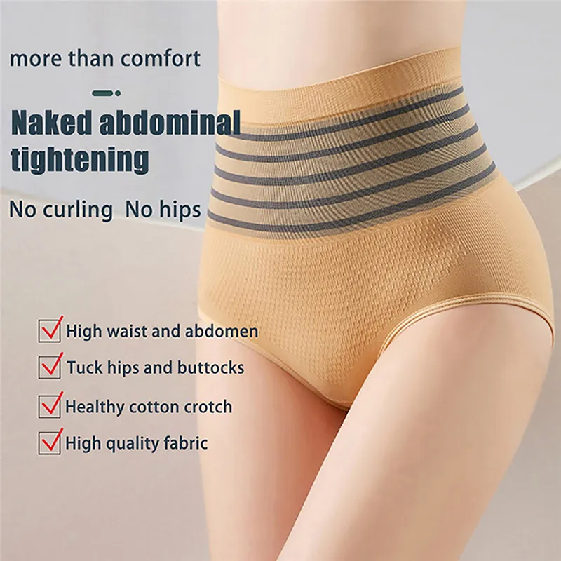 Cyprus Plus Size Panties M-2XL for Women High Waist Tummy Control