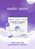 NUTRINAL SWEET NIGHT  ผลิตภัณฑ์เสริมอาหาร นิวทรินัล สวีท ไนท์ หลับสนิททั้งคืน สดชื่นทั้งวัน ด้วยสารสกัดจากธรรมชาติ กล้วย ดอกไม้จีน