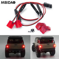 MIBIDAO ไฟท้ายด้านหลังไฟ LED สีแดงสำหรับ Axial SCX24 AXI00005 JEEP Gladiator 124 RC Crawler รถรุ่นอัพเกรดอะไหล่