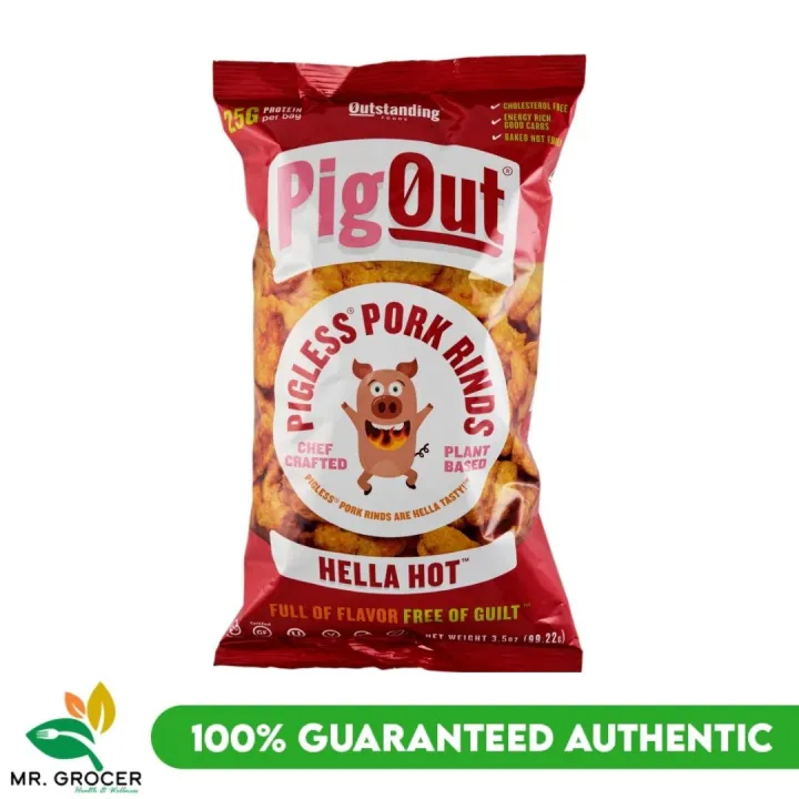 Pig Out Pigless Pork Rinds Hella Hot 99g Lazada PH