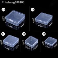 Mini Square Boxes Clear Plastic Jewelry Storage Case Container Packaging Box for Earrings Rings Beads Collecting Small Items