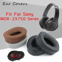 ครอบคลุมหูจุกหูฟังสำหรับ Sony MDR ZX750AP ZX750BN MDR-ZX750BN MDR-ZX750AP หูฟังสำรองฟองน้ำหูฟังหมอนอิง