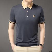 เหมยห่าวจือ · ระบายอากาศชายปกระบายอากาศลำลอง T เสื้อพอลแขนสั้น polo เสื้อแบบบางสำหรับฤดูร้อน 258836