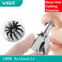 VGR ผู้ชายนาฬิกาผู้หญิงสแตนเลสล้างทำความสะอาดได้คู่มือจมูกผมตัด Trimmer แปรงทำความสะอาด