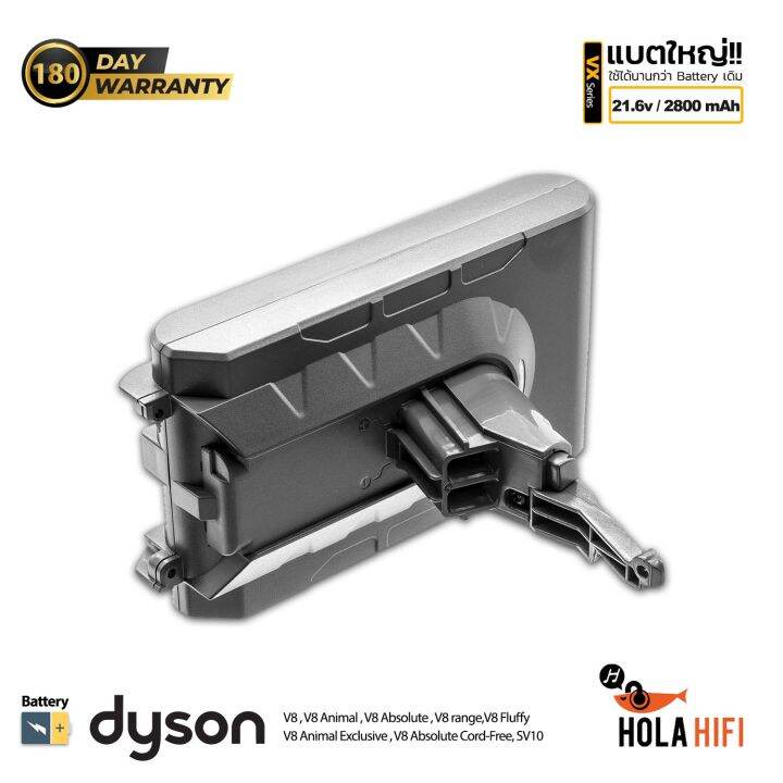 battery-dyson-v8-v10-cameron-sino-cs-dyc810vx-21-6v-2800mah-แบตเตอรี่คุณภาพสูง-พร้อมการรับประกัน-180-วัน