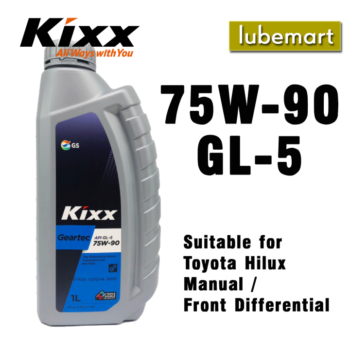 75W90 Gear Oil - KIXX Geartec GL5 75W-90 (1 Liter) - Suitable for ...