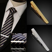 Men Metal Silver Gold Simple Necktie Tie Bar Clasp Clip Clamp Pin Stainless Steel for Business Tie Clips Accessories Gifts