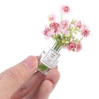 1:6 1:8 1:12 Dollhouse Miniature Jasmine Flower Vase Set Model Decor Accessories For Dollhouse Decoration New