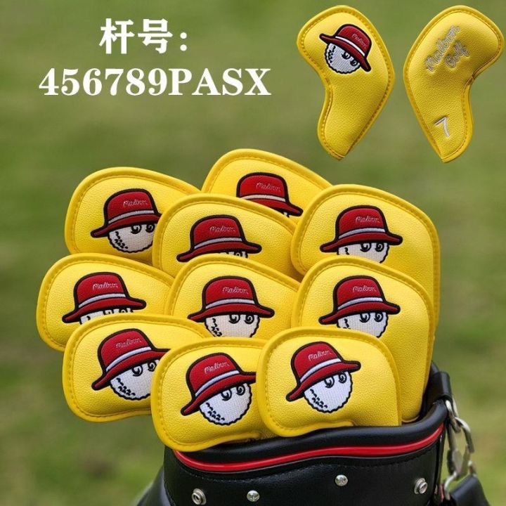 2023-han-guoyuan-single-fisherman-hat-malbon-core-set-of-set-of-golf-clubs-set-of-wooden-putter-head-cap-sleeve