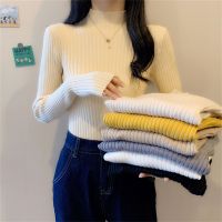 WELD RAIL31WE5 Warm Autumn Winter Women’s Half Turtlenecks Knitted Pullover Sweater Bottoming Shirt