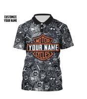 Harley-Davidson Polo 3D POLO shirt Harlay-Davidson Motorcycle Cycles xzx180305 Polo POLO shirt Fremium - Razkacollection  091