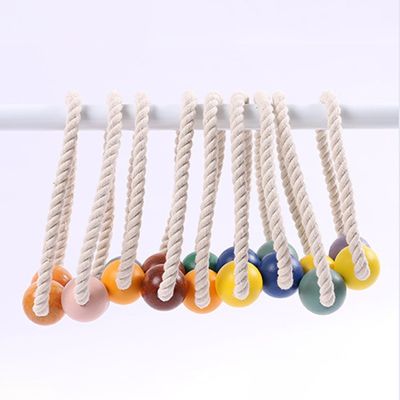 【CW】 1pcs Polyester Filament Macarone Color Magnetic Tieback Holder Hooks Buckle Clip Curtain Supplies