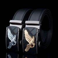 ۞☁♟ Men Leather Belts Eagle Buckle Luxury Leather Mens Belt Eagle - Designer Belts Men - Aliexpress