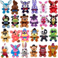 Mainan Mewah อนิเมะ FNAF Baru 18Cm Kawaii Boneka Beruang Freedy Fazbear Kartun Mainan Mewah Hewan Kelinci Lick Hadiah Natal