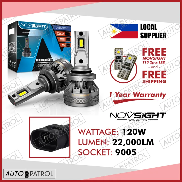 Novsight A N W Lm Car Led Headlight Car Headlamp Foglamp Lazada Ph