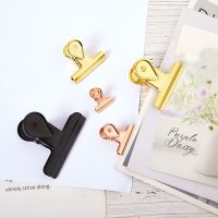 【jw】△☎❆  Colorful Stationery Metal Clip Dovetail Chancery Paper Documents Organizer Binder