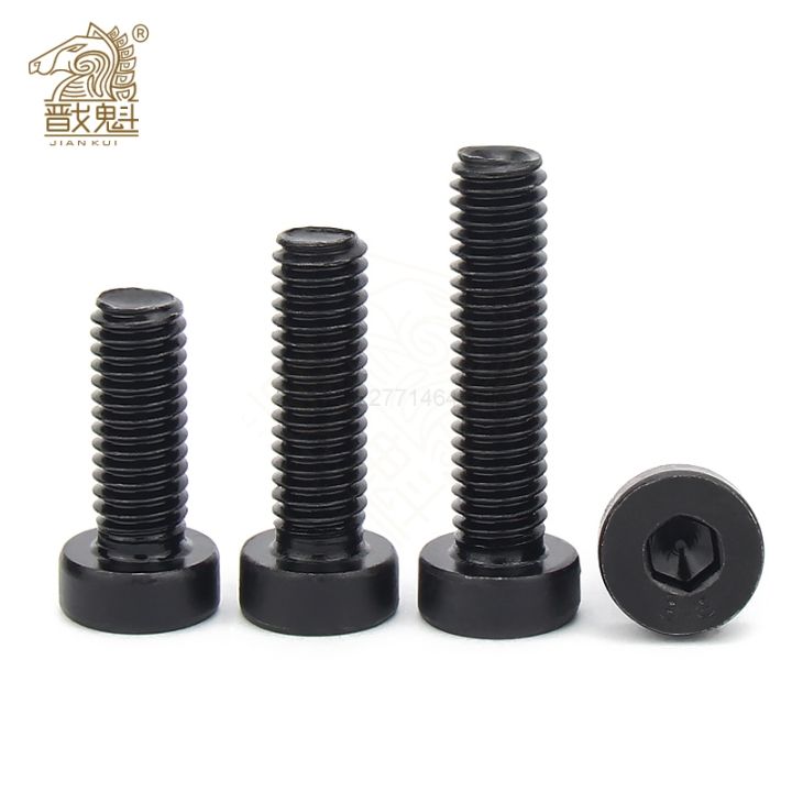 din7984-m3-m4-m5-m6-m8-m10-m12-grade-8-8-steel-black-hex-hexagon-socket-thin-low-short-profile-head-allen-cap-screw-bolt-b166