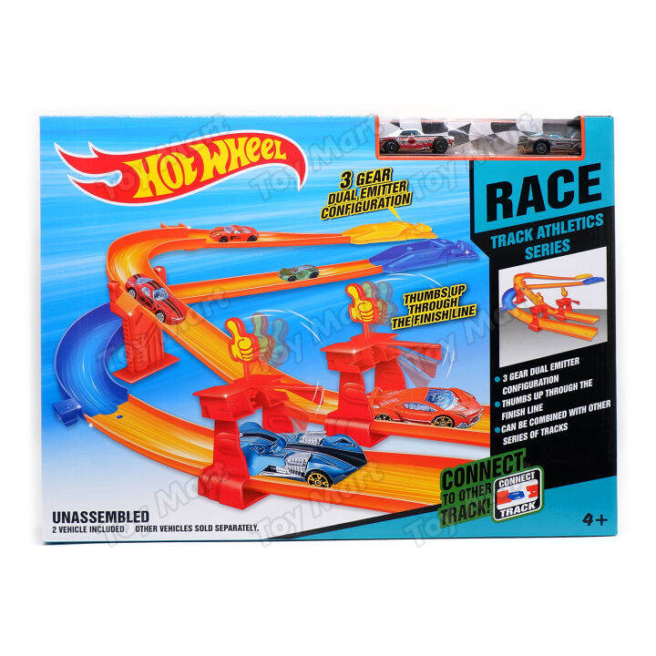 HotWheels Die Cast Cars Race Track Athletics Series Parking Garage with ...