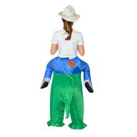 3D Stand Riding Inflatable Walking Dinosaur Costume Costume Halloween Dress Cosplay Suit